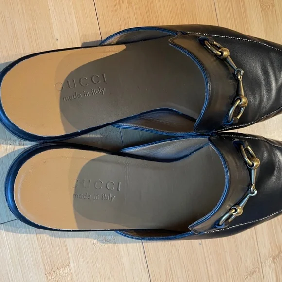 Gucci Men’s Princeton Loafer Slipper US 9 Gucci Princetown Horsebit Jacquard Mule Loafer Leather  main image 4